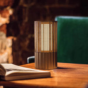 Portable Table Lamp Totem Silver - Voltra Lighting